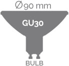 90mm type bulb.