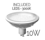 LEDS10W type bulb included.