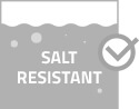 This product was designed to be salt resistant